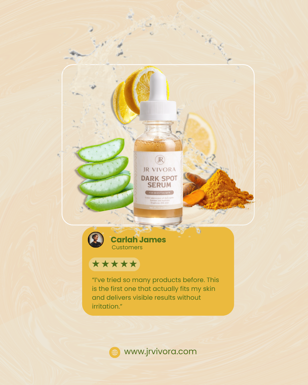 Sérum anti-taches pour peaux sensibles